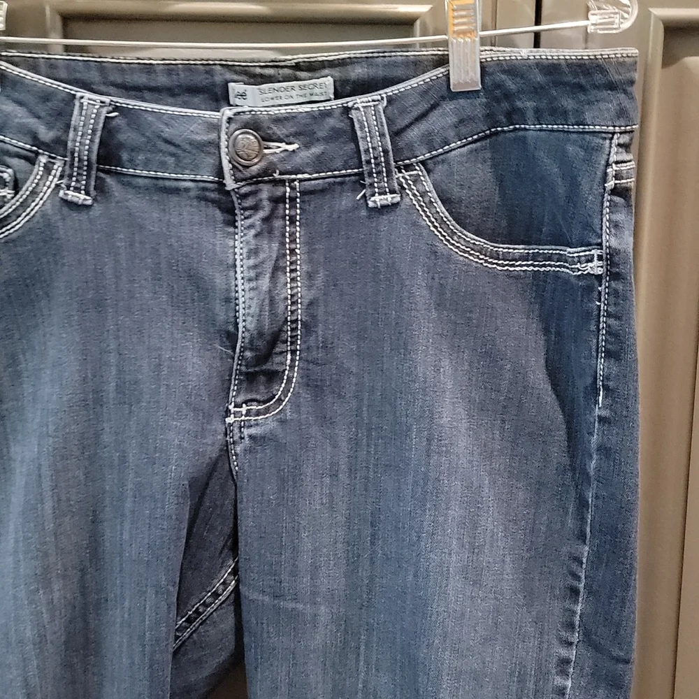 Lee Slender Secret Low Waist 14 Medium Capri - Picture 3 of 9